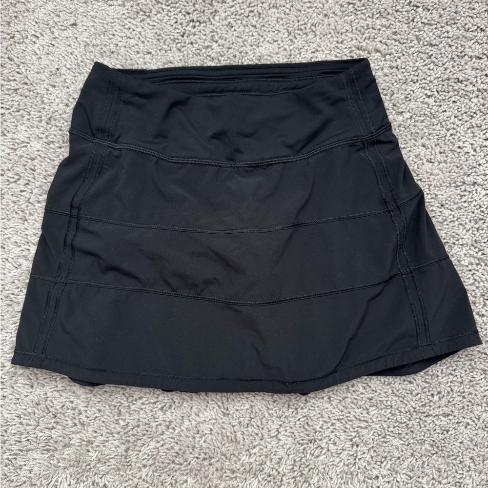 Lululemon Pace Rival Mid Rise Skort – Black. Size 0